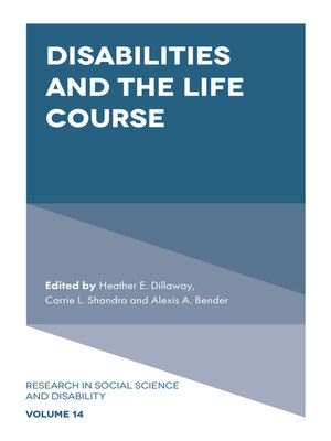cover image of Disabilities and the Life Course